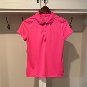 Nike golf true performance dri-fit pink polo. Size medium